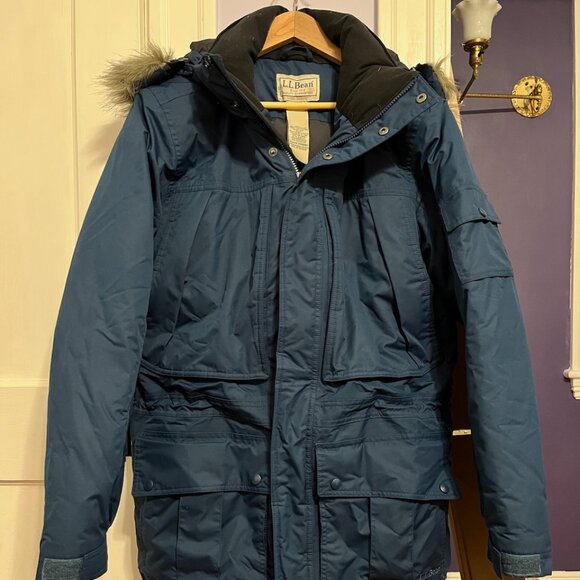 L.L. Bean Baxter State Parka (Blue, 2017) - Picture 1 of 5